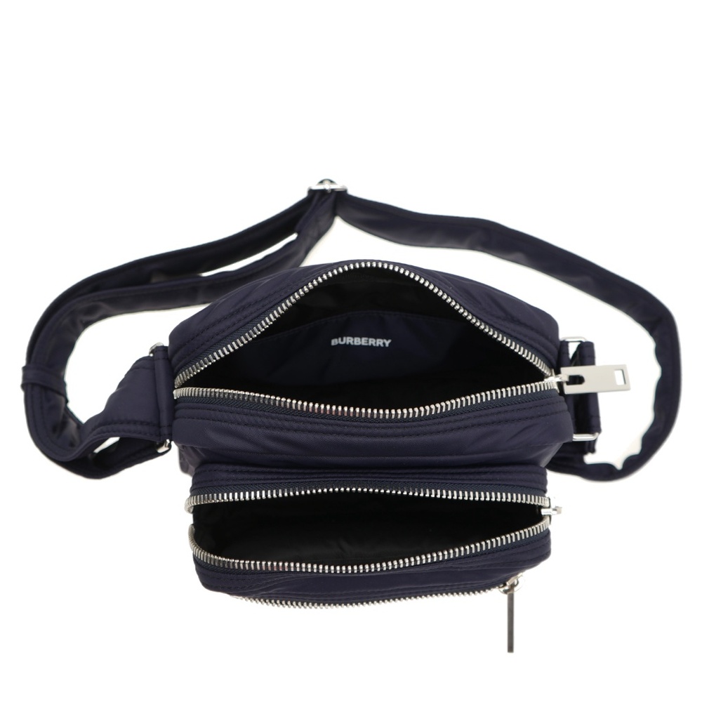 Burberry Warner Camera Crossbody Bag Navy Blue Nylon New - Picture 9 of 12